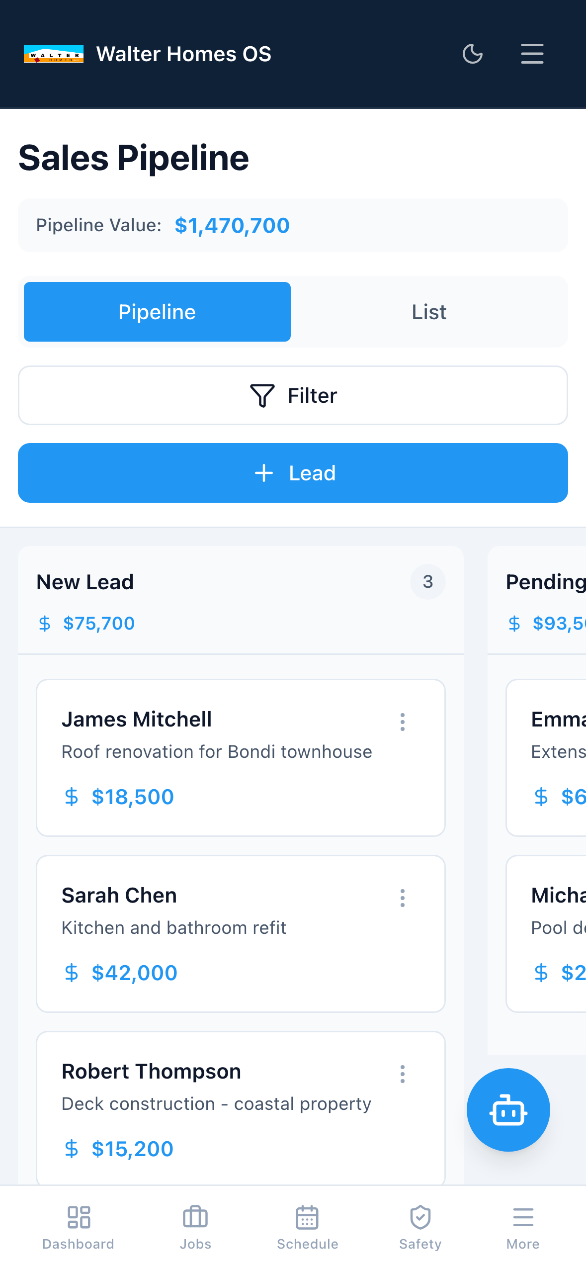 Build sales pipeline