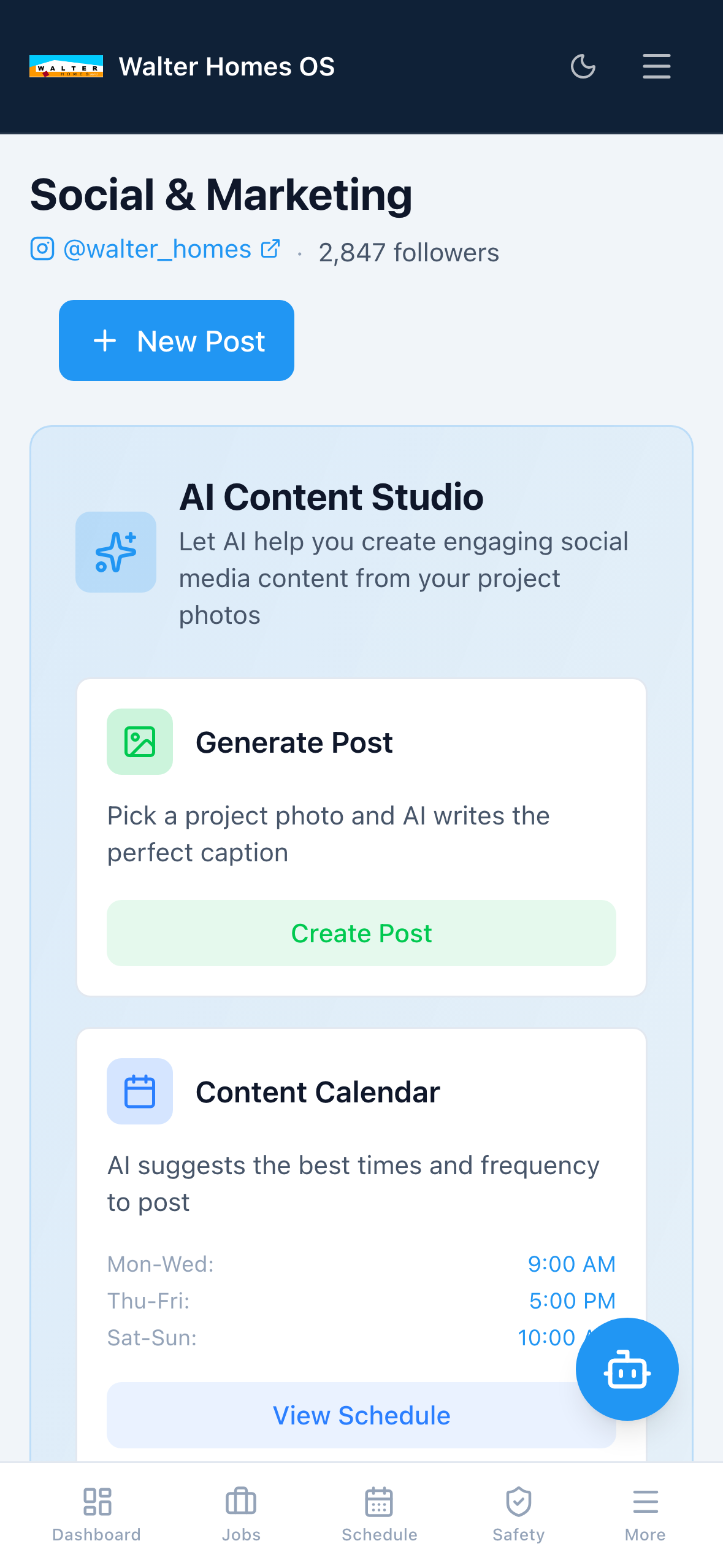Build social content